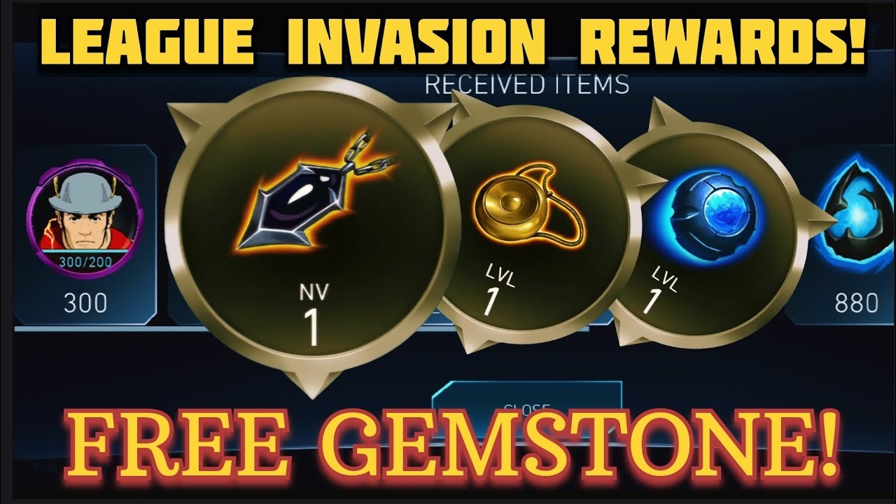 FREE GEMSTONE!🔥 LEAGUE INVASION REWARDS From my League (from Best Artifacts) in Injustice 2 Mobile 