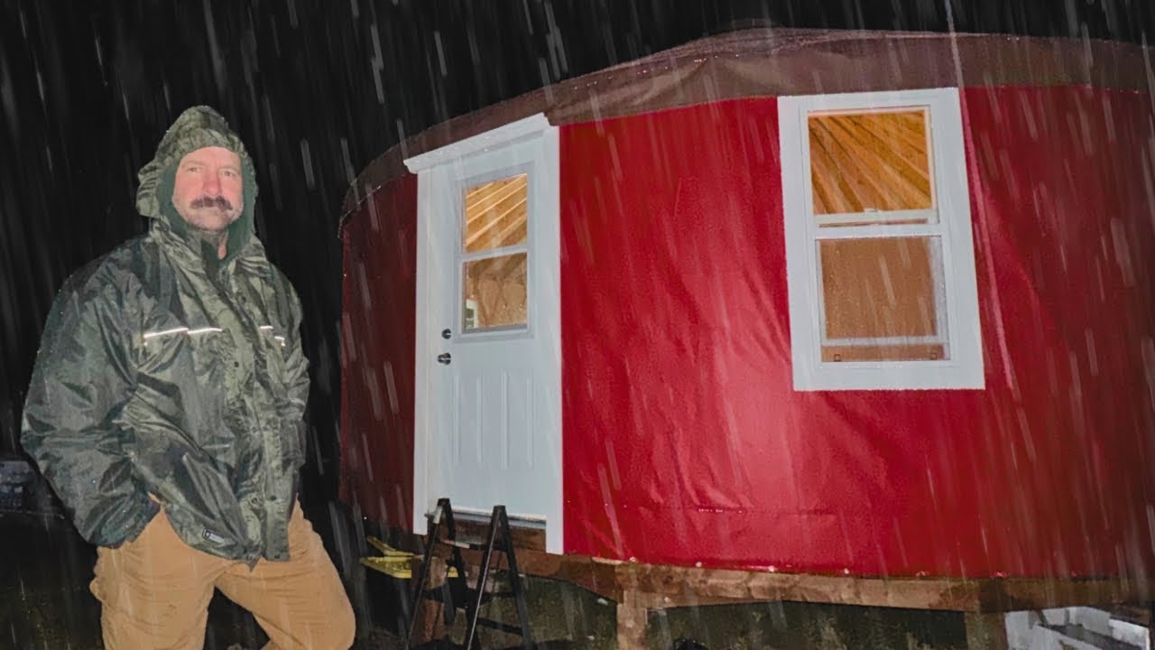 Rainstorm Strikes the Yurt