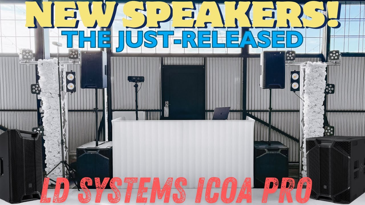 GIG LOG 145 | LD SYSTEMS NEW ICOA PRO SPEAKERS + SUBWOOFERS | HEAR THEM!!!