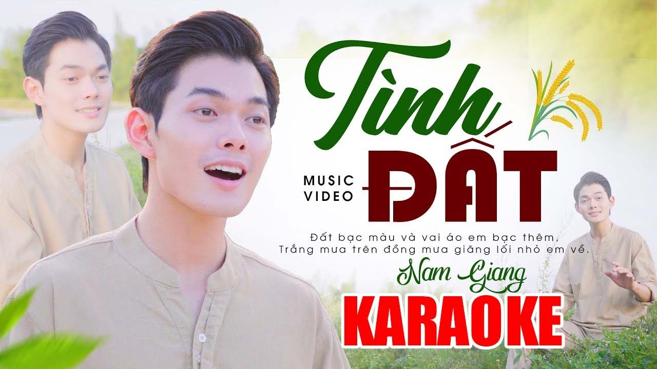 KARAOKE TÌNH ĐẤT - BEAT CHUẨN TONE NAM DỄ HÁT | NAM GIANG