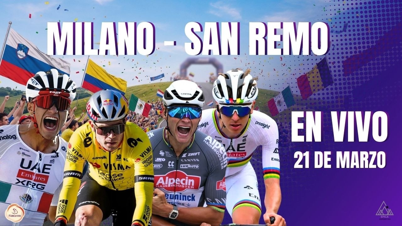 🔴🚴&zwj;♂️ MILANO&ndash;SANREMO 2026 EN VIVO | La Classicissima 🔴Pogaćar-Del Toro-Van Der Poel-Van Aert🔥