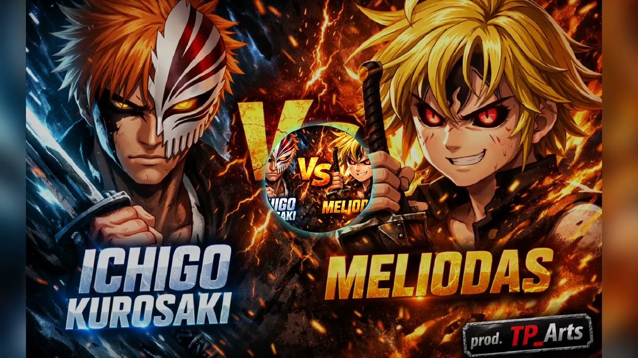 ICHIGO KUROSAKI VS MELIODAS | Rap de Anime (Bleach 🆚 Seven Deadly Sins) | Trap Épico