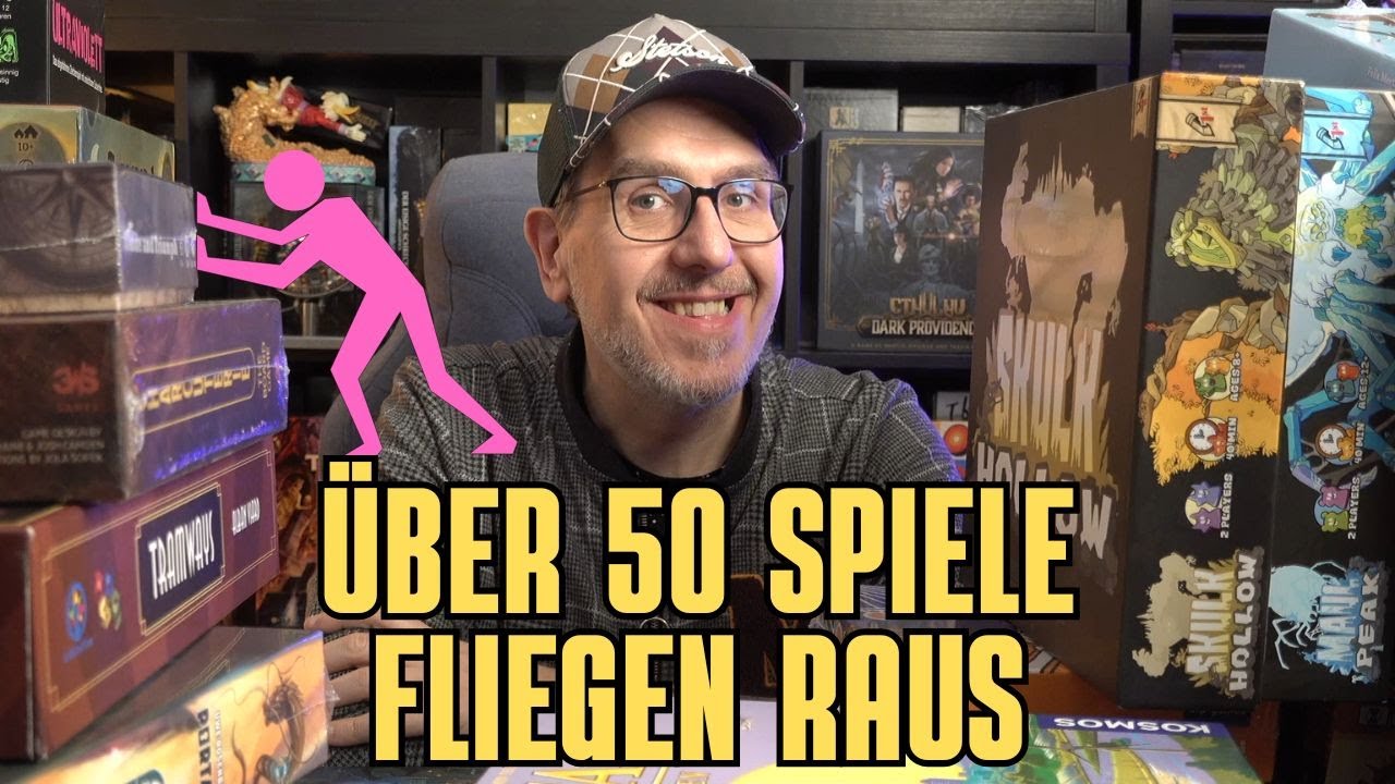 Die Sammlung muss schrumpfen - 50 Spiele können raus