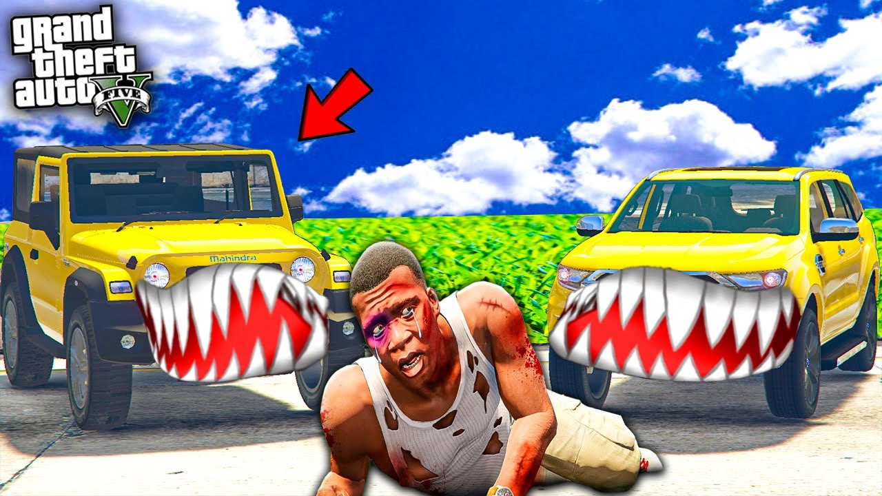 GTA 5 : Franklin & Shinchan's New Car Is A Cursed Killer Car GTA 5! SK Plays Part 04