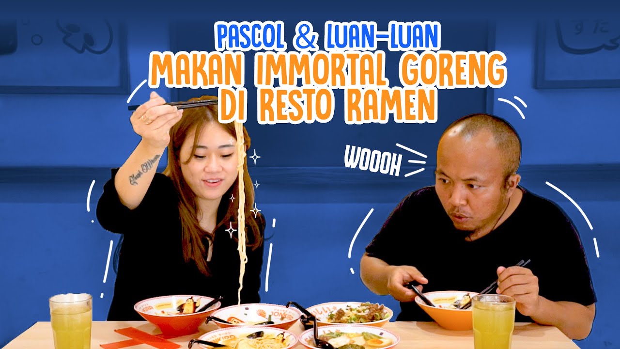 KESERUAN REVIEW MAKANAN JEPANG DARI BANG PASCOL DAN LUAN LUAN