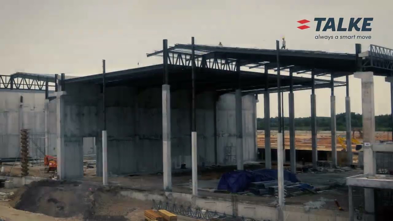 TALKE Malaysia   construction site time lapse video
