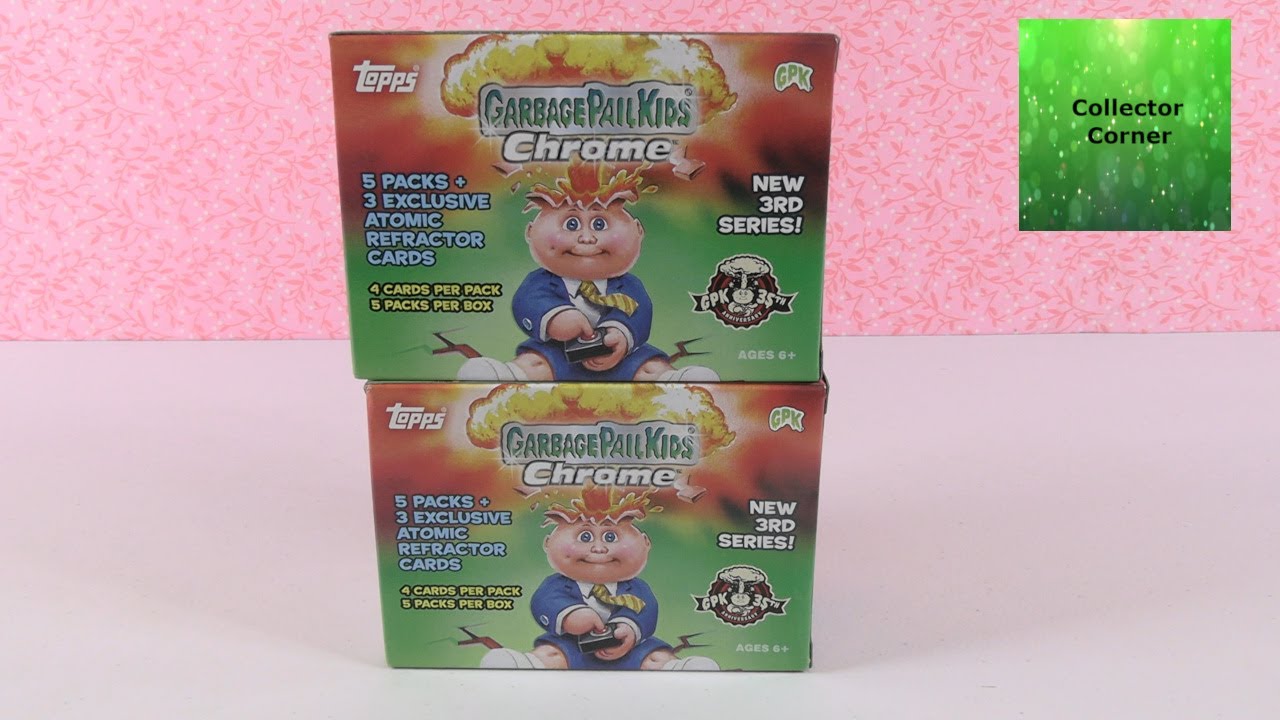 GPK Garbage Pail Kids Chrome 35th Anniversary Topps Trading Cards Opening | CollectorCorner