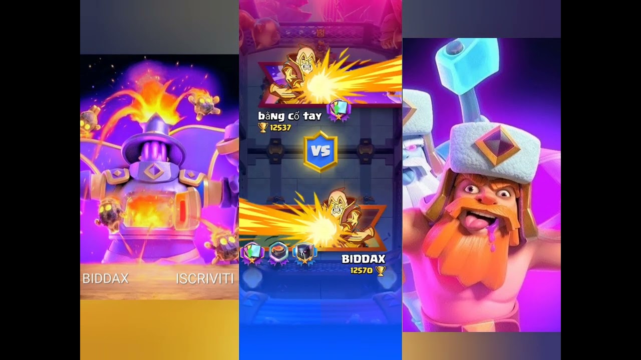 Script vs BIDDAX. Clash abbi pietà di me | Clash Royale | #clashroyale 