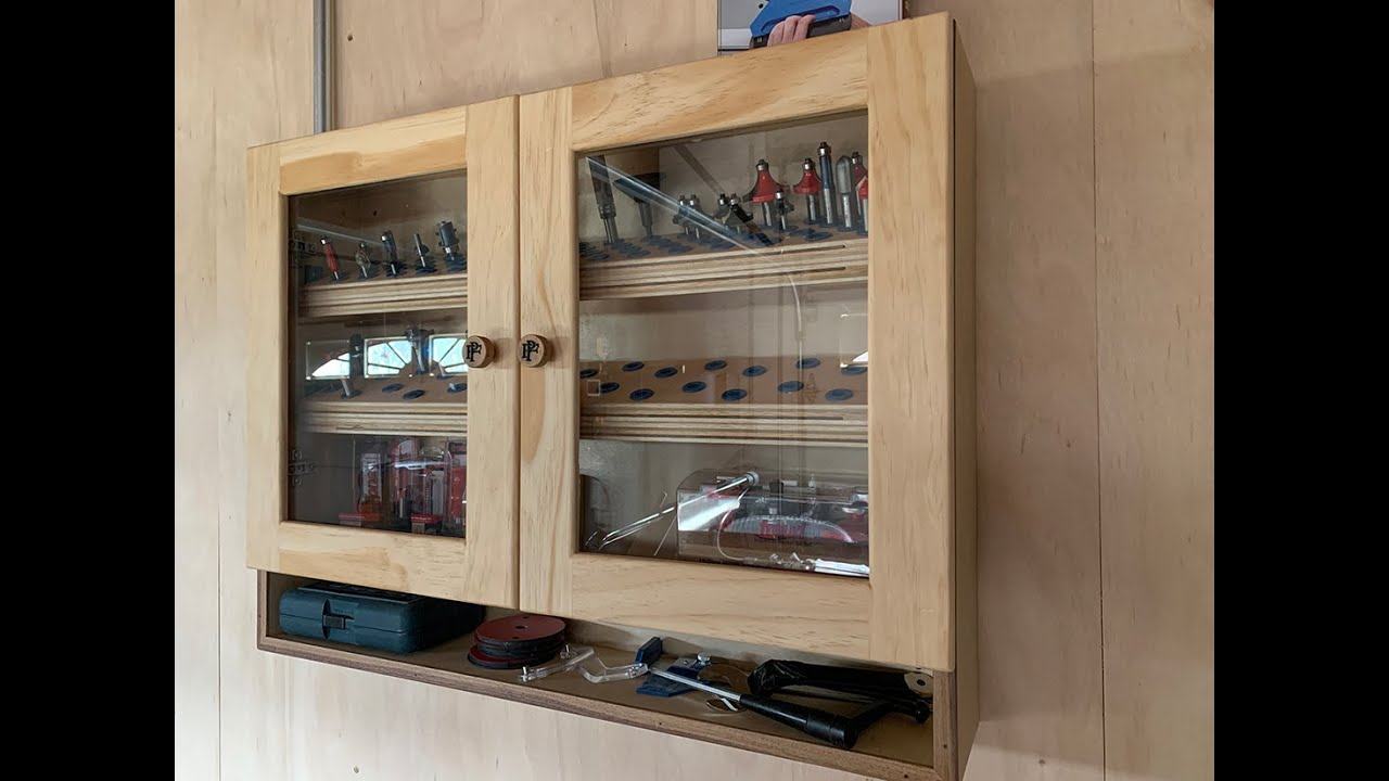 Router Bit Cabinet - Organizador de fresas para router