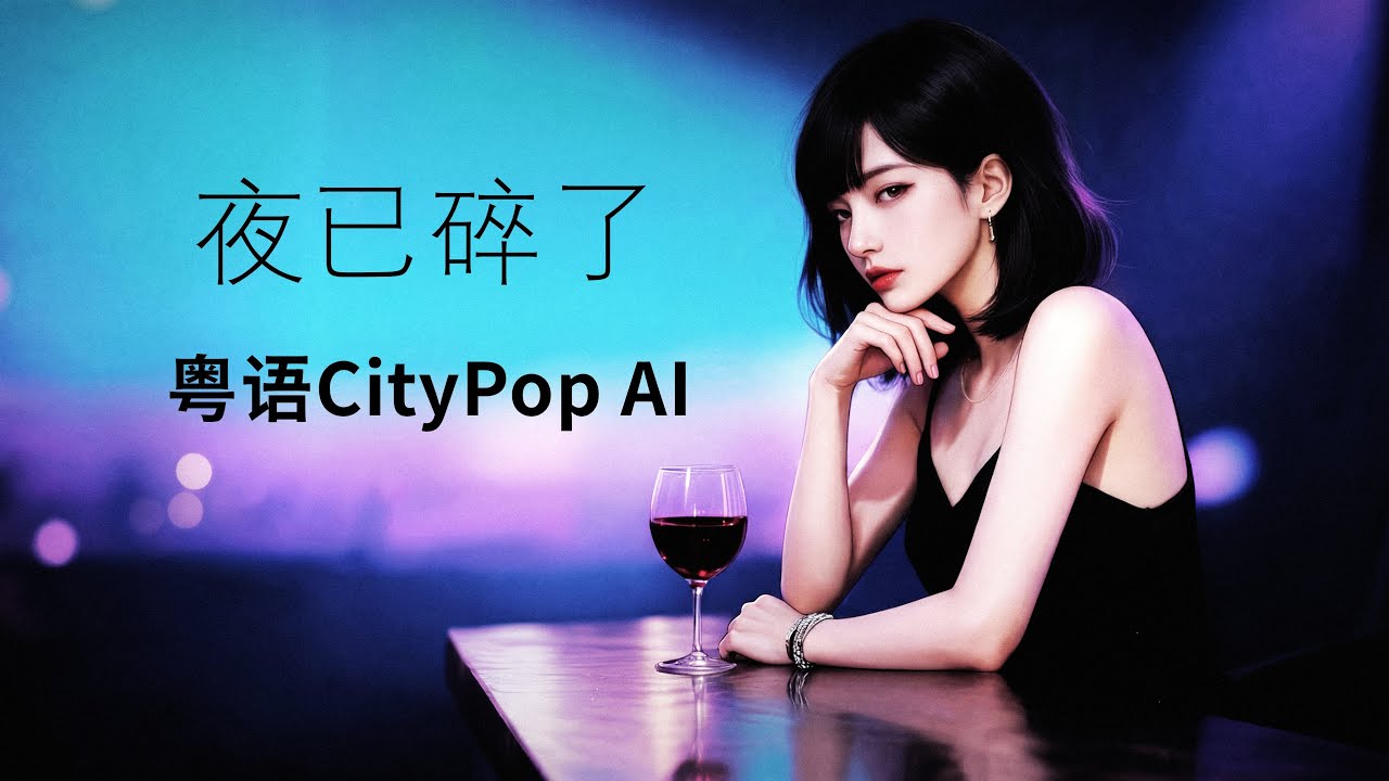 《夜已碎了》粤语版【AI中文原创流行1】