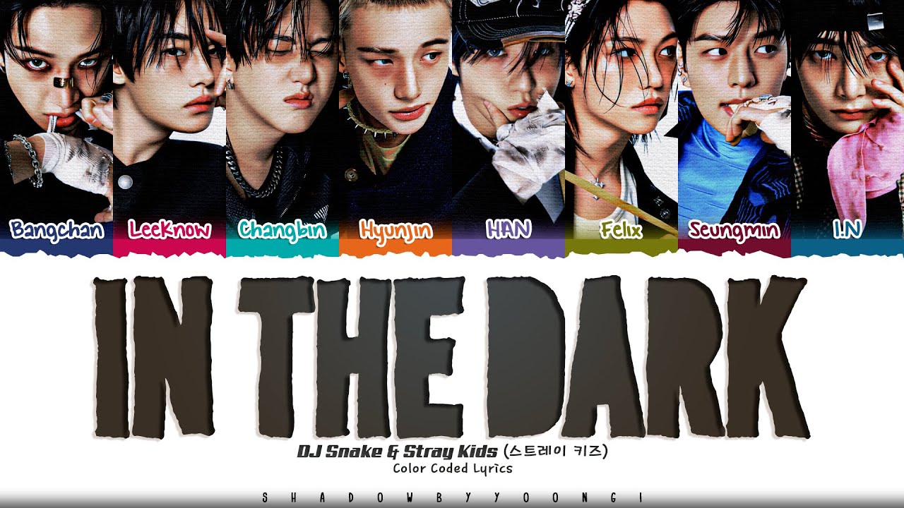 DJ Snake & Stray Kids 'In The Dark' Lyrics (스트레이 키즈 In The Dark 가사) [Color Coded Han_Rom_Eng]