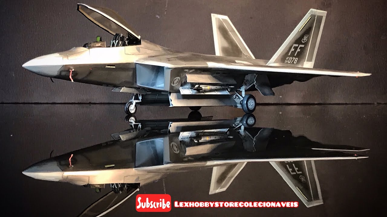 F 22 Raptor | Academy 1/72 | Full build | aircraft model
