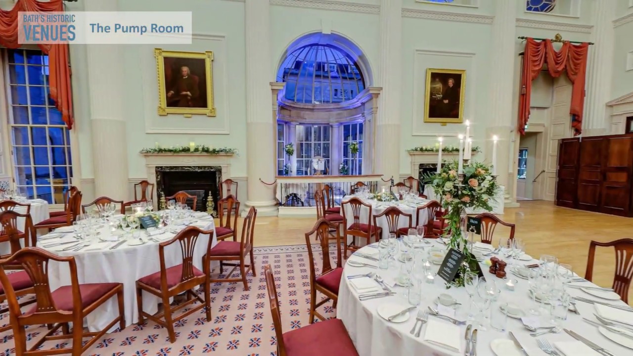 The Roman Baths and Pump Room - an event venue walk-through