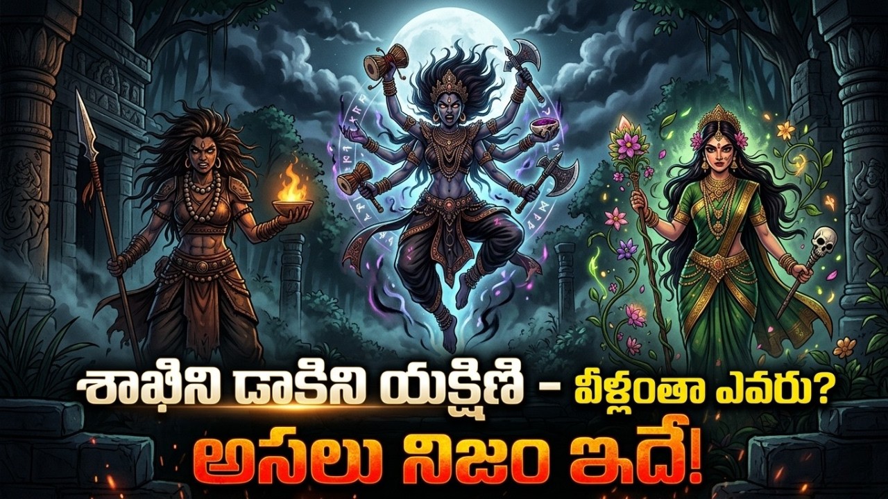 శాఖిని డాకిని యక్షిణి – వీళ్లంతా ఎవరు? అసలు నిజం ఇదే! Shakhini Dhakini yakshini villevaru 