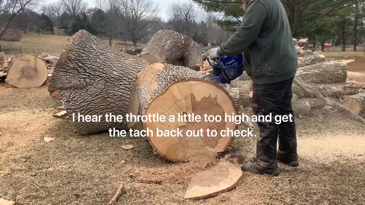 Tuning and adjusting a chainsaw carb