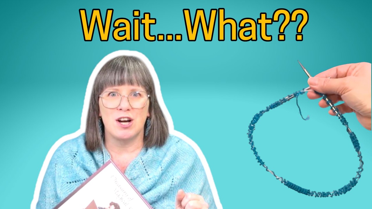 Этот способ набора петель сломает вам мозги | Вязание по методу Мёбиуса