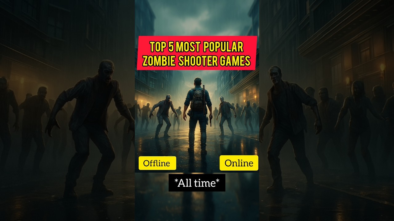 🎯Top 5 BEST Zombie Shooter Games for Android & iOS 🔥 (Online & Offline) 