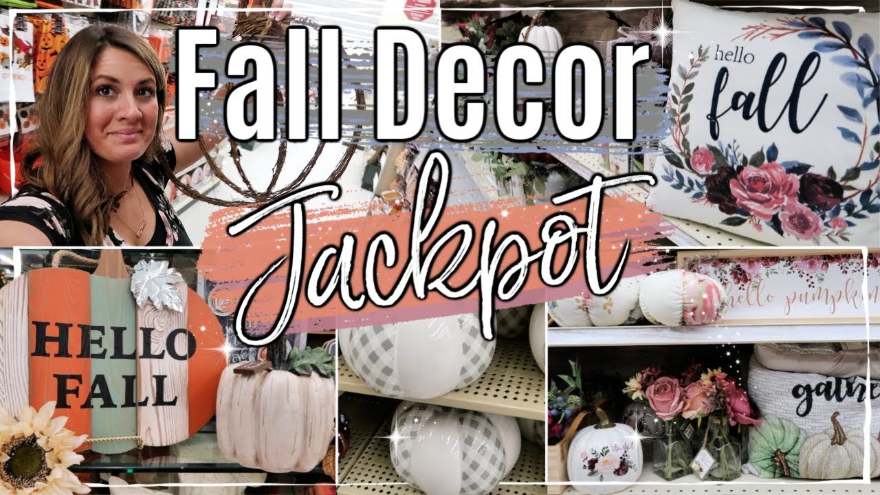 FALL SHOP WITH ME 2019 🍂 :: BIG LOTS & HOBBY LOBBY FALL DECOR :: FALL DECORATION IDEAS ON A BUDGET