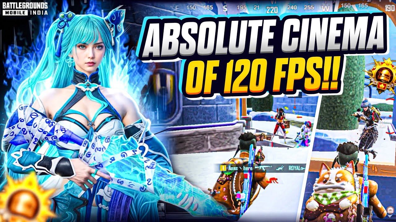 Absolute CINEMA of 120FPS 🔥 | iphone 16 pro max | BGMI  
