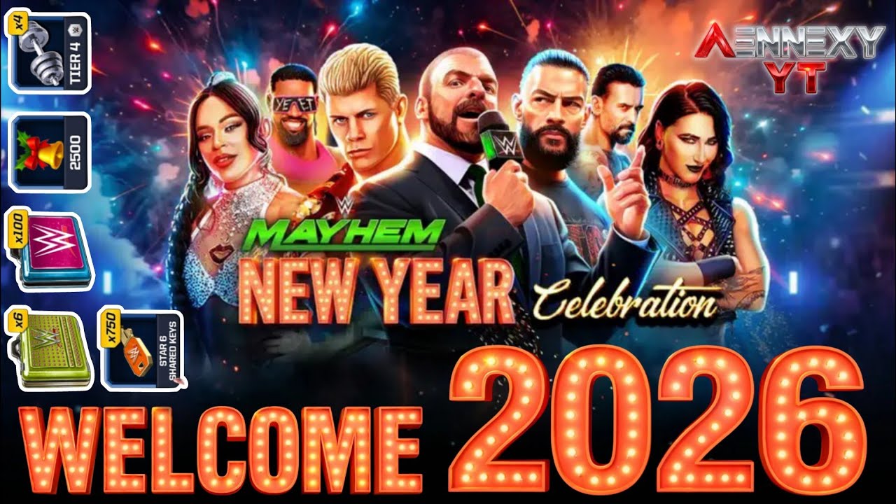 Добро пожаловать на новогодний спецвыпуск 2026 года WWE MAYHEM!