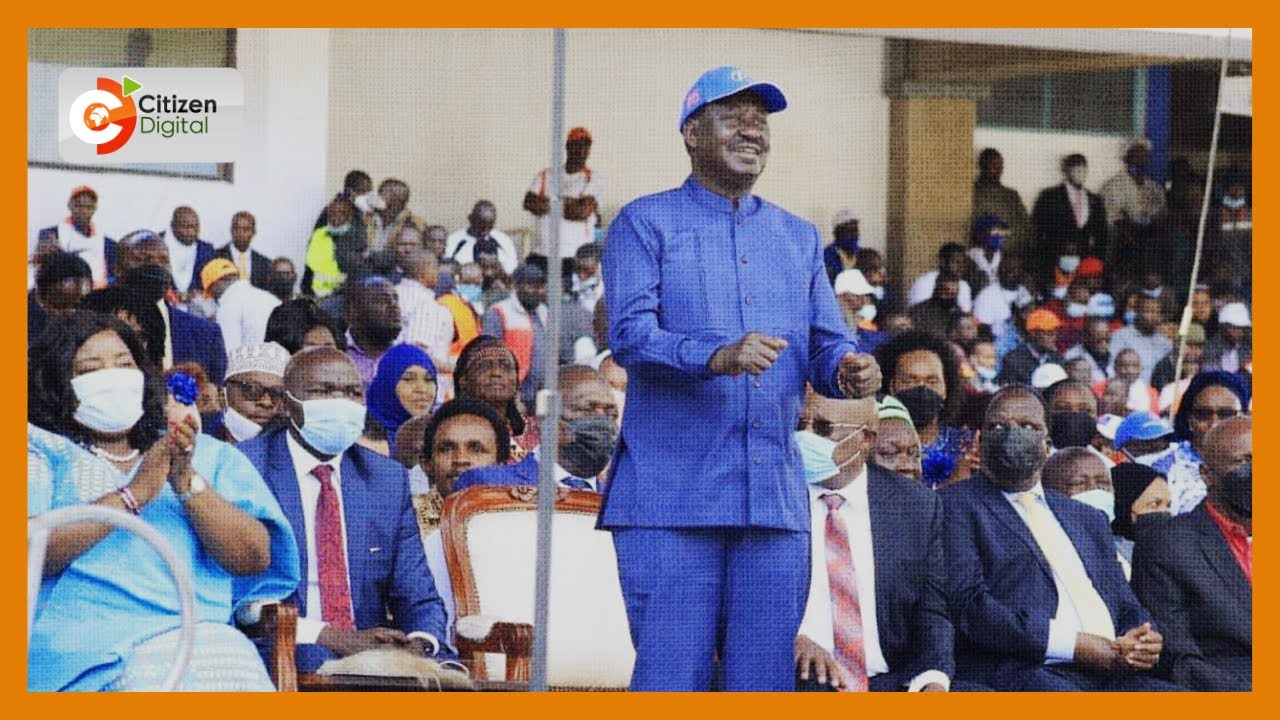ODM leader Raila Odinga declares his 2022 presidential bid