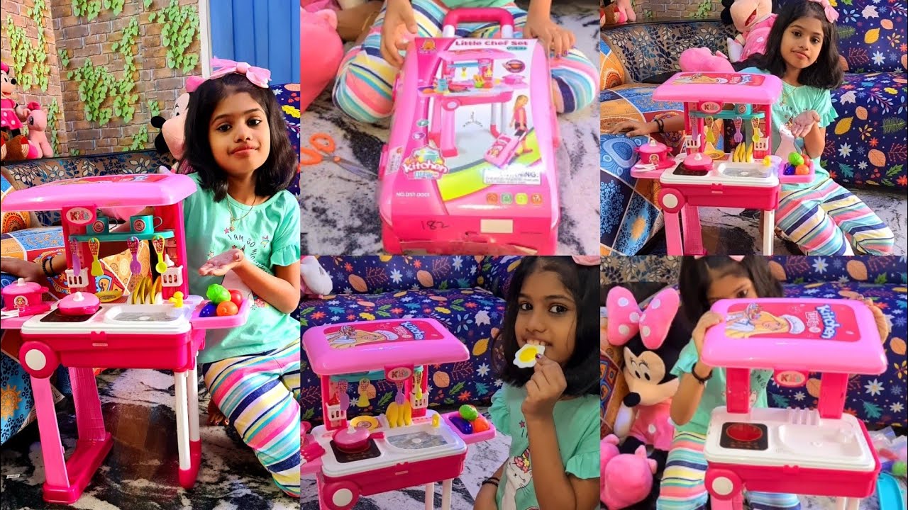 New #KitchenSet #Unboxing ചെയ്യുകയാണ്😢 പക്ഷേ ഇത്ര ബുദ്ധിമുട്ടാണെന്ന് പ്രതീക്ഷിച്ചില്ല #Tiyakutty