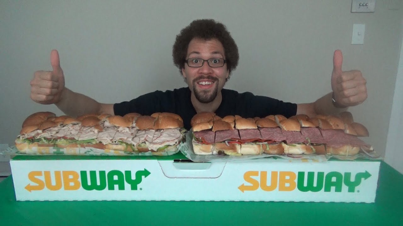 Subway 3 Foot Party Sub Challenge