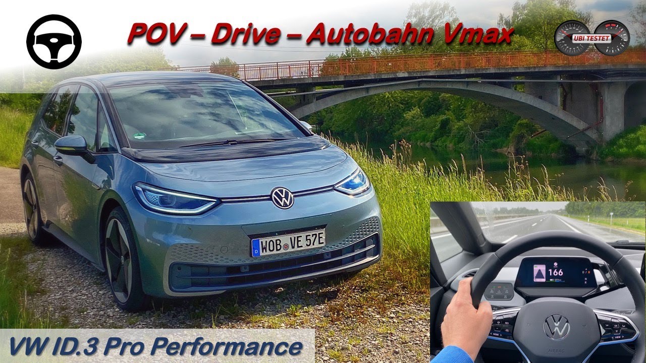 Volkswagen ID.3 Pro Performance *58kWh*  - German Autobahn | POV - Test - Review