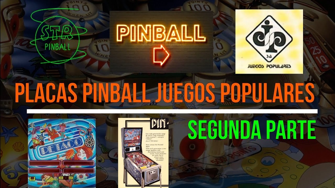 #15-TM Placas pinball Juegos Populares Parte 2 (Petaco)