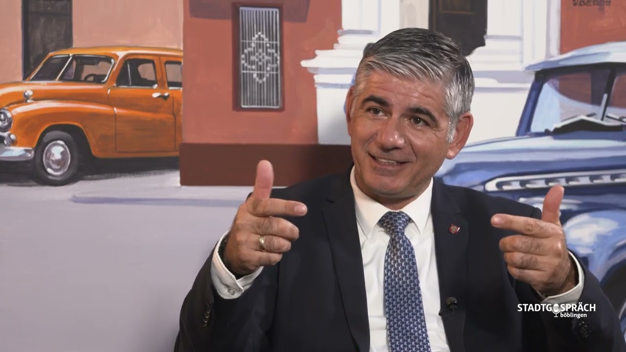 Ioannis Delakos, Bürgermeister Holzgerlingen - Stadtgespräch Böblingen