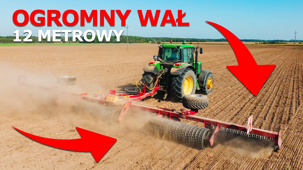 OGROMNY WAŁ 12 METROWY LUPUS w akcji z JOHN DEERE 6930