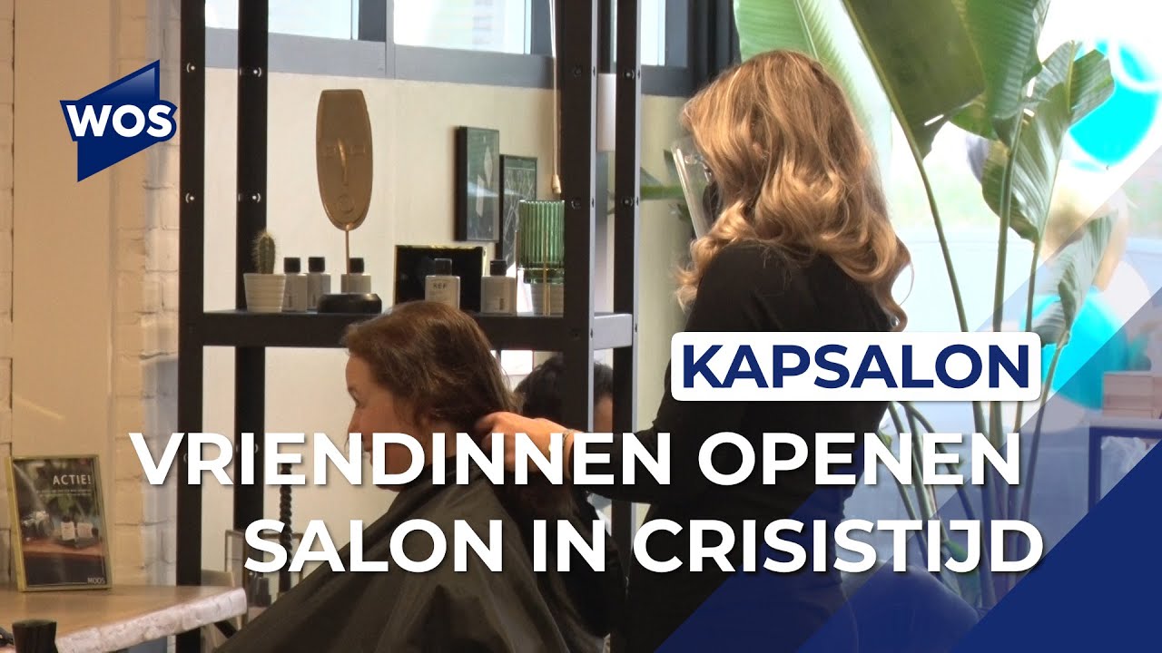 Vriendinnen beginnen eigen kapsalon in coronatijd
