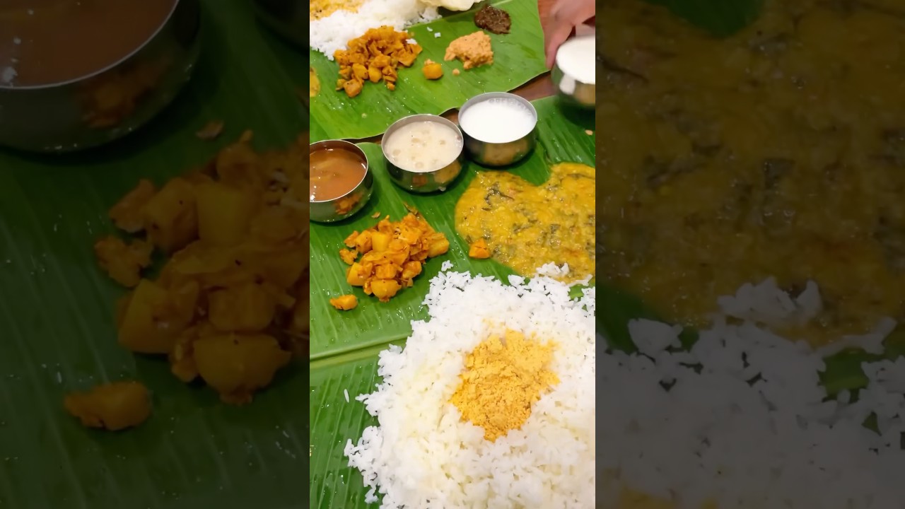 Andhra meals from Nagarjuna #andhra #andhrafood #andhrameals #food #foodie #foodlover #malayalam