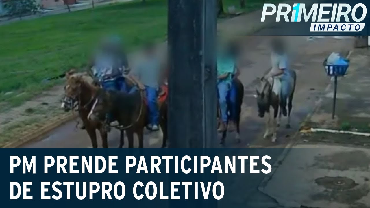 PM prende 4 suspeitos de estupro coletivo contra garota de 14 anos | Primeiro Impacto (17/04/23)
