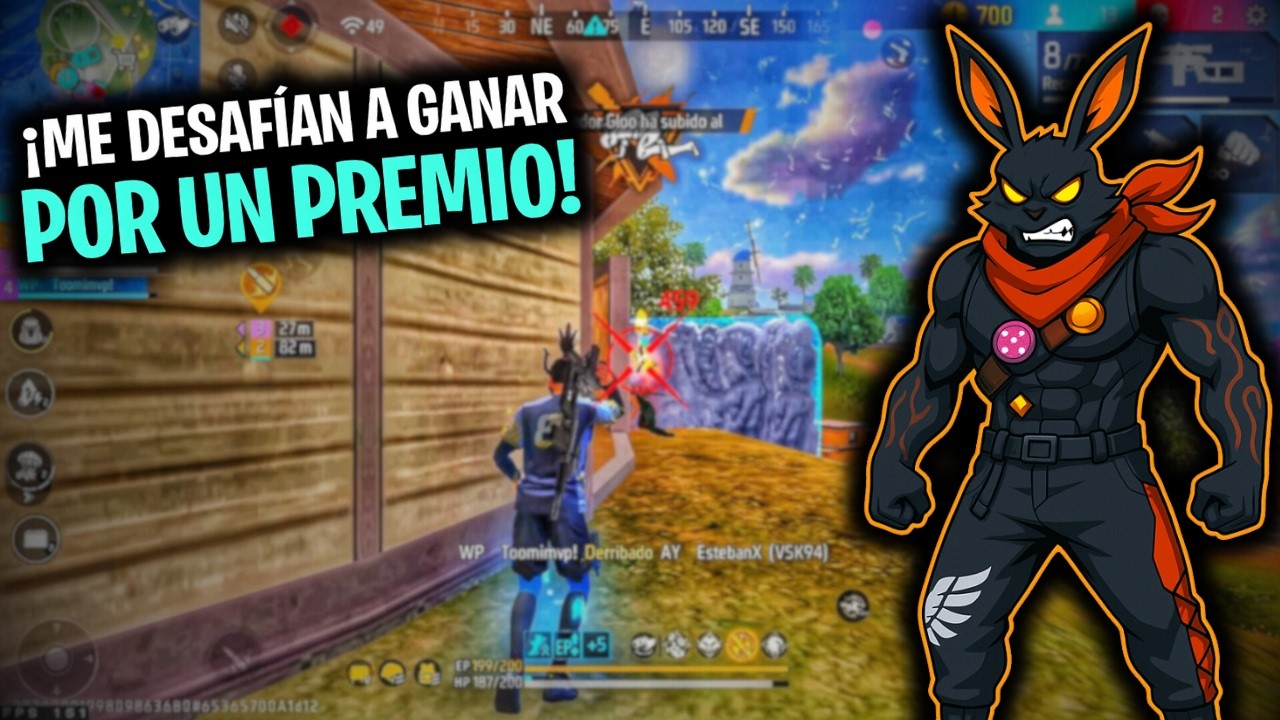 ME OBLIGARON A GANAR POR UN PREMIO EN ESTE TREINO 💀💜 | FREE FIRE 🔥