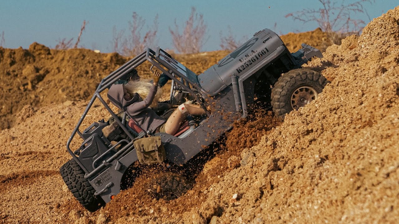 Roc Hobby 1/6 Scale Jeep Willys Construction Site Off Road