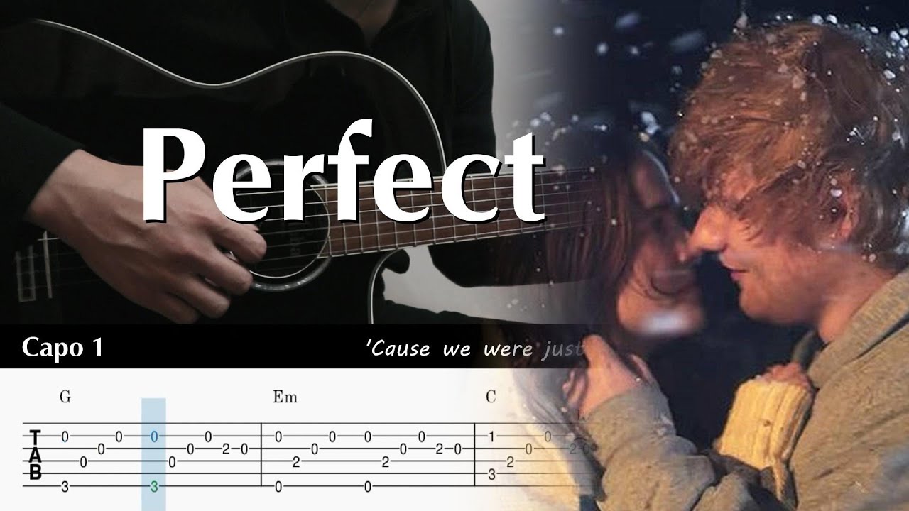 Perfect - Ed Sheeran - Fingerstyle Guitar TAB Chords