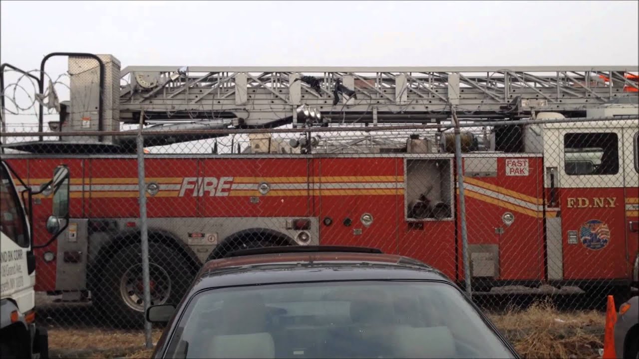 FDNY STORAGE LOT FOR FDNY TRUCKS THAT ARE BEING DELIVERED, FIXED, STORED OR RETIRED 2.