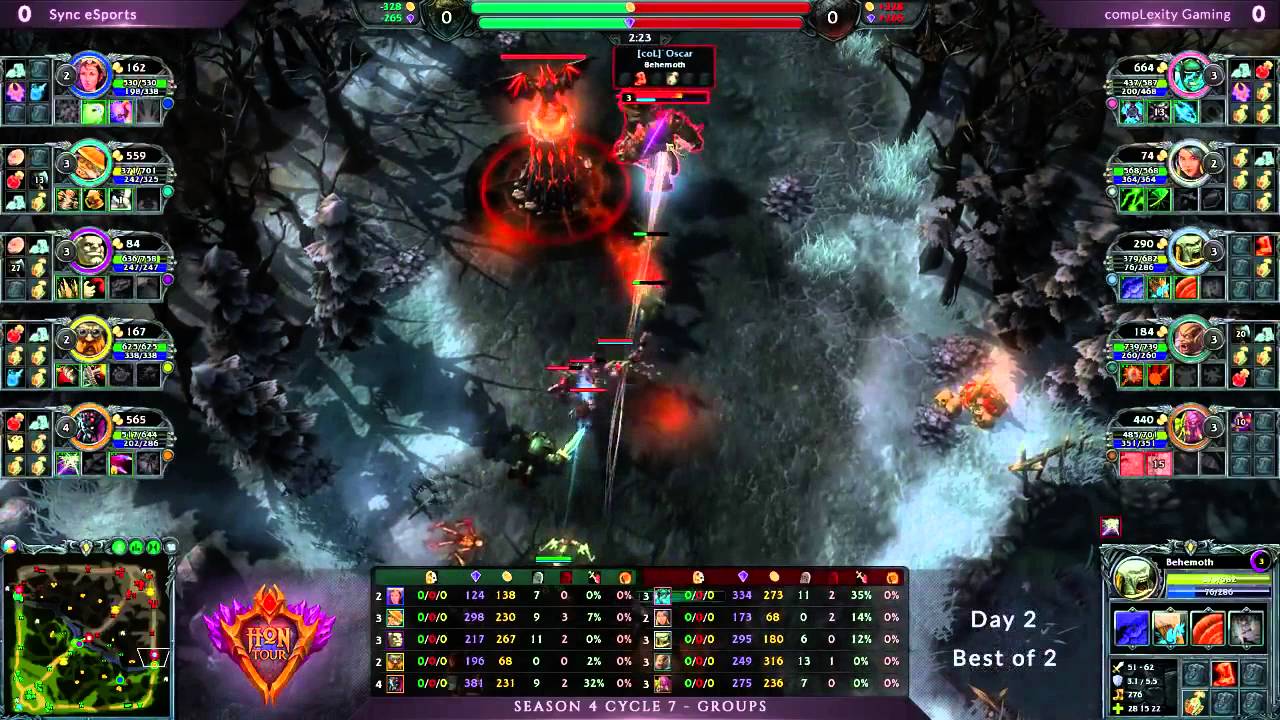 Sync vs CoL Game 1: HoNtour S4 Cycle 7 Groupstage Bo2
