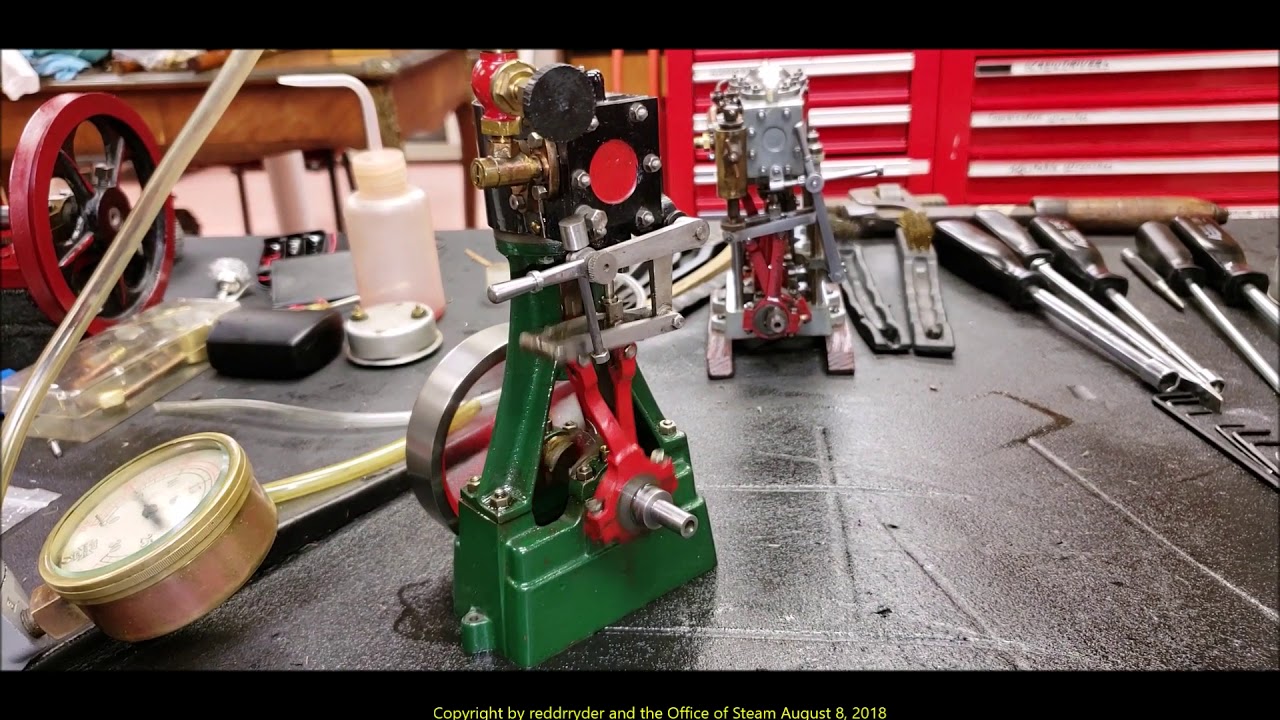 Stuart #7A  Reversing Steam Engine built by Andrew Balling