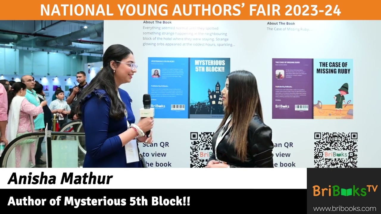 Authors of BriBooks - Winner of the NYAF 23/24 Anisha Mathur