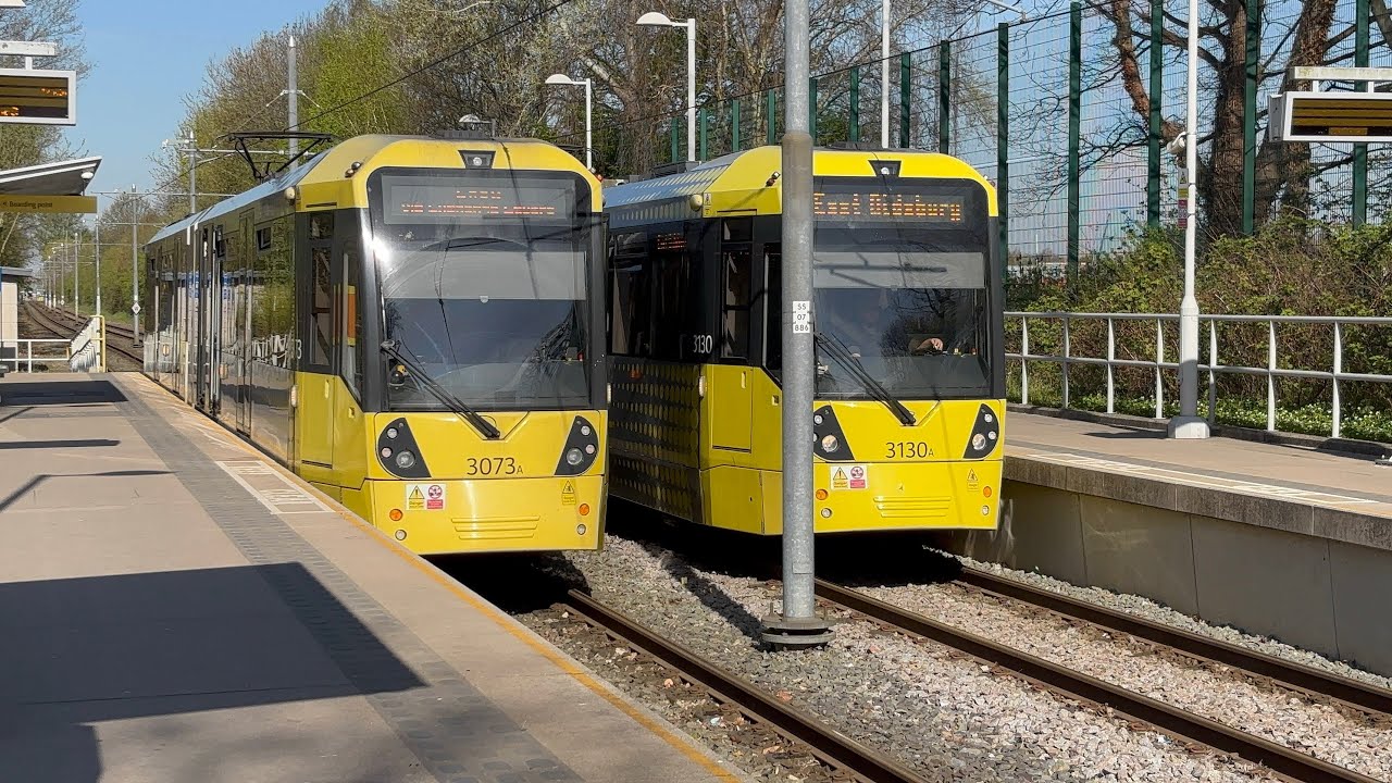 Tram-Spotting At Withington (8.4.25) | Manchester MetroLink
