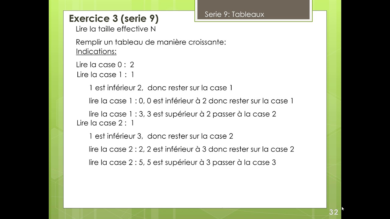 serie 9 exercice 4 TP Langage C 1ere année