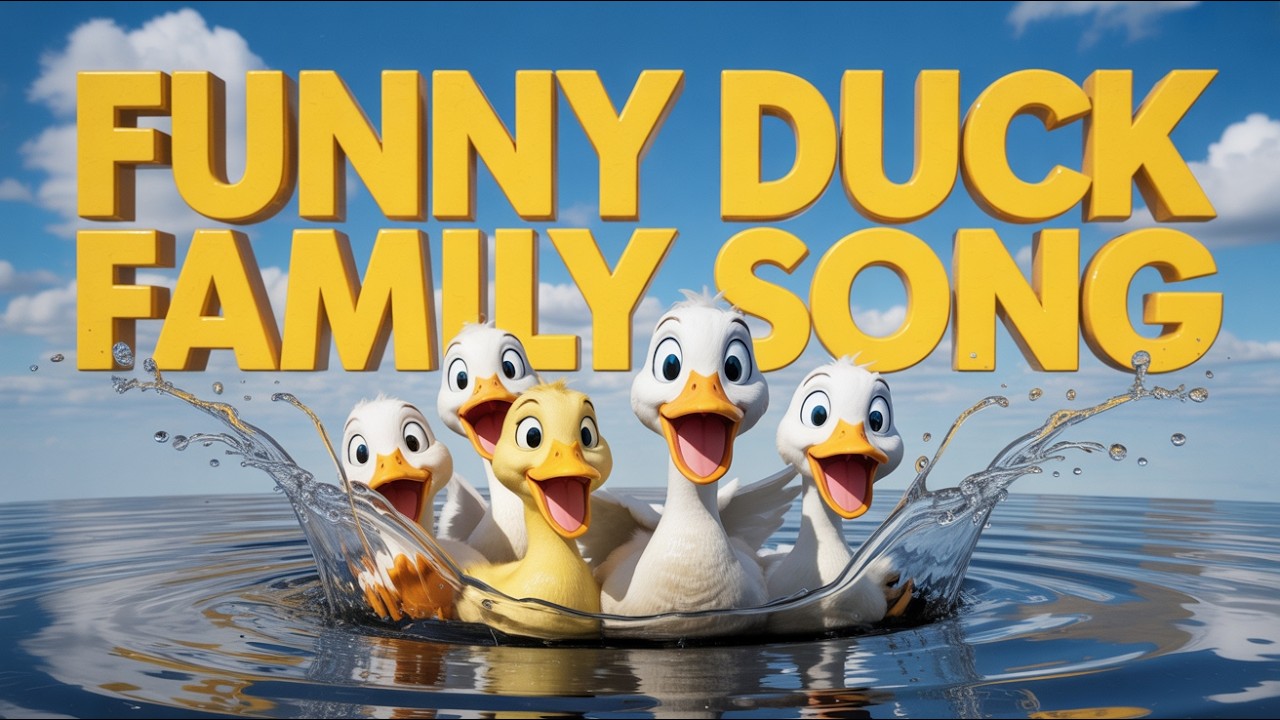 Duck Song for Preschool Kids English Fun Nursery Music