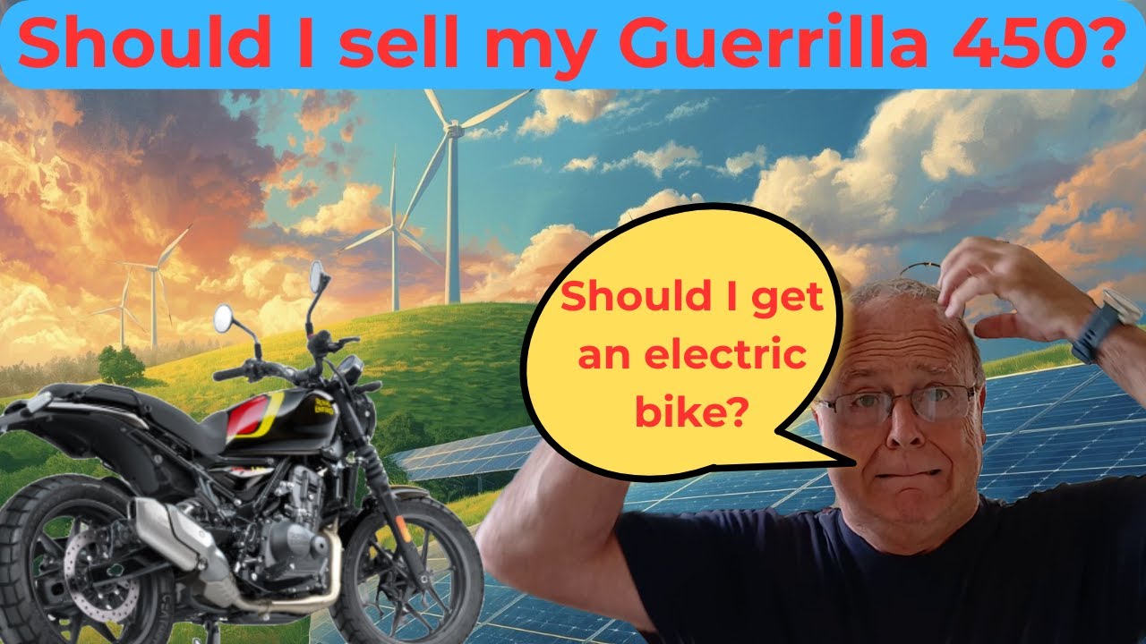 Стоит ли продавать свой Guerrilla 450, чтобы купить электромотоцикл? #guerilla #royalenfield #ev