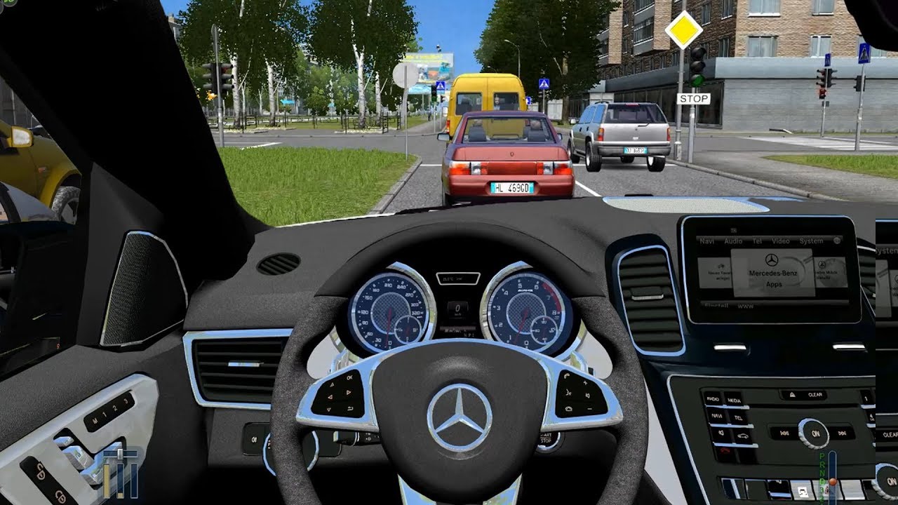 City Car Driving - Mercedes-Benz GLS63 AMG | Normal Driving