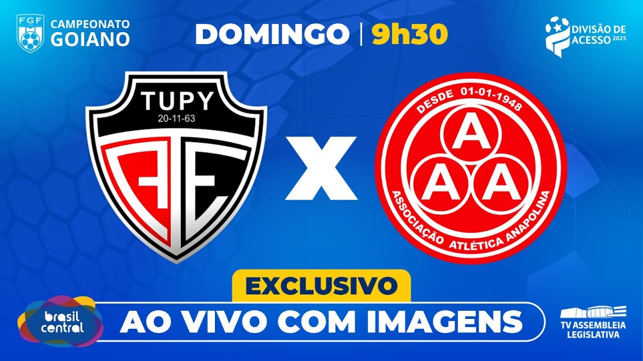 TUPY X ANAPOLINA | AO VIVO COM IMAGENS 27/07/2025