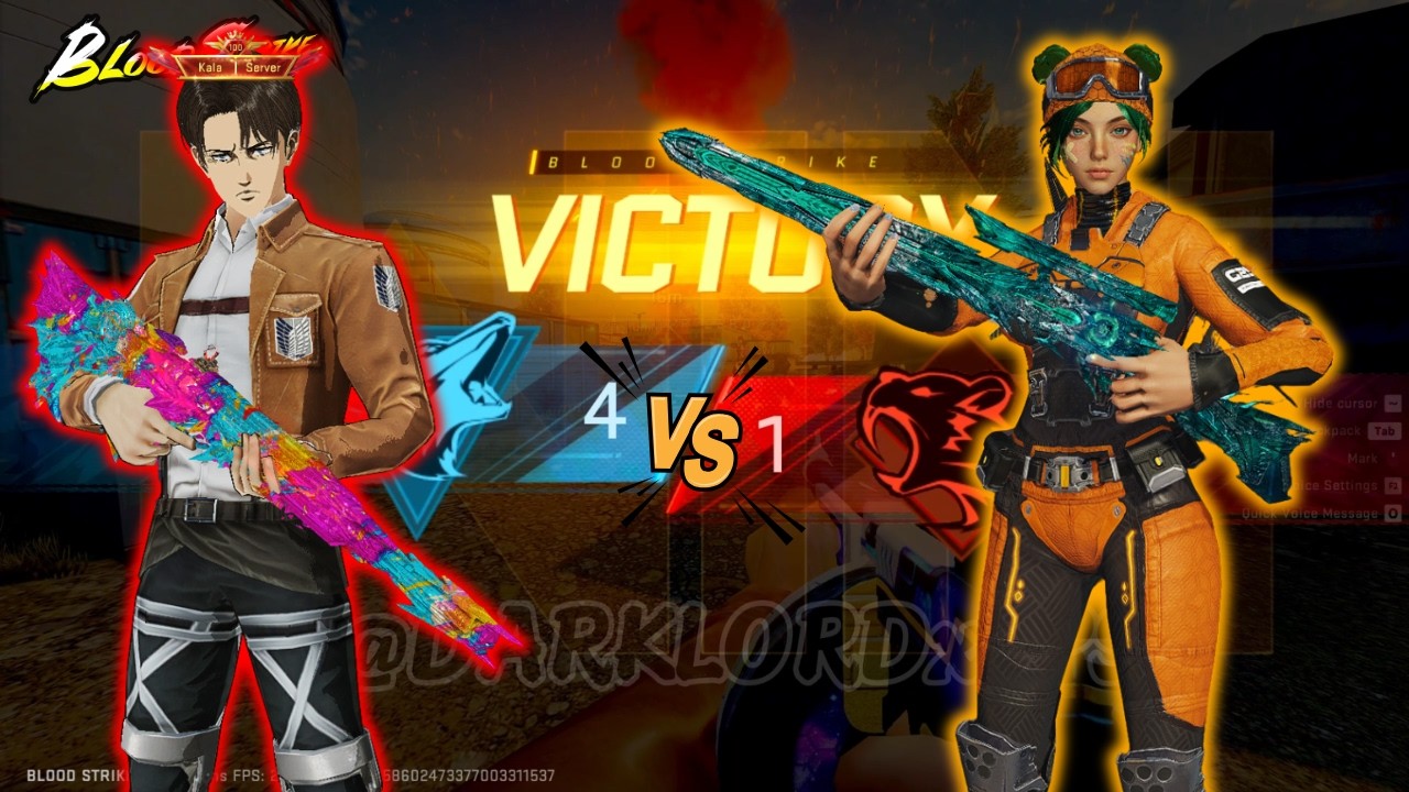 BLOOD STRIKE 1v4 SQUAD FIGHT Insane High Kill Clutch Solo Vs Squad Full Gameplay