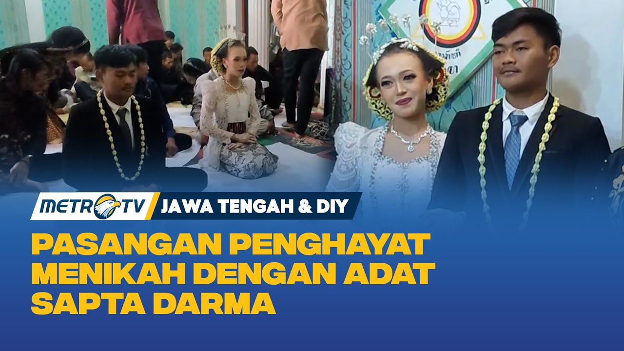 Pasangan Penghayat Kepercayaan Magelang Resmi Menikah Sesuai Sapta Darma