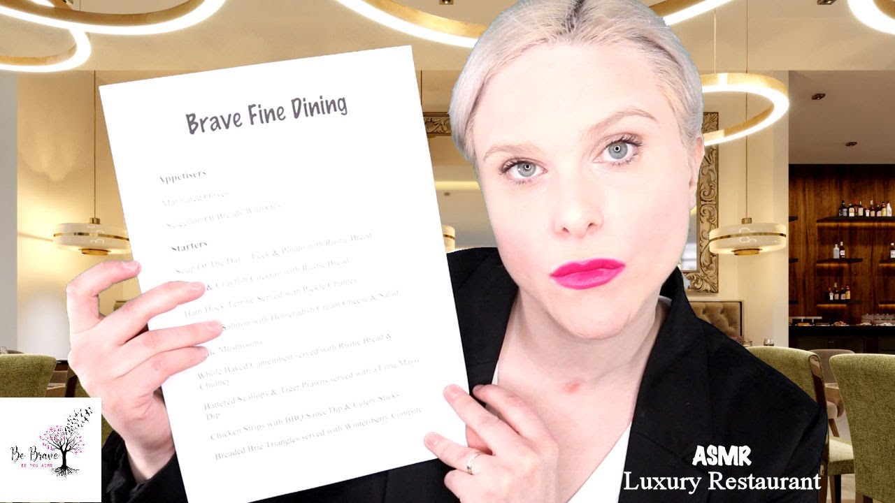 A Relaxing Luxury ASMR Restaurant Roleplay